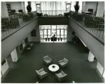 Foyer of the Monsignor William Barry Memorial Library from the third floor