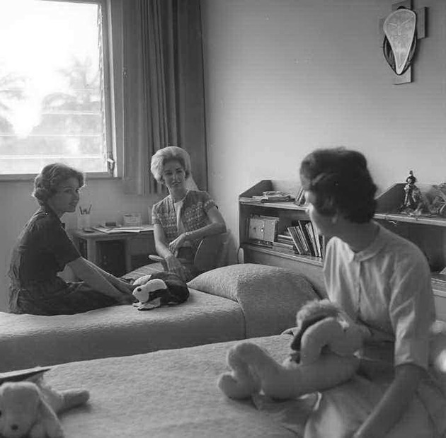 Student room at the Dalton-Dunspaugh residential hall