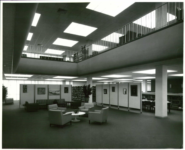 Monsignor William Barry Memorial Library exhibition area