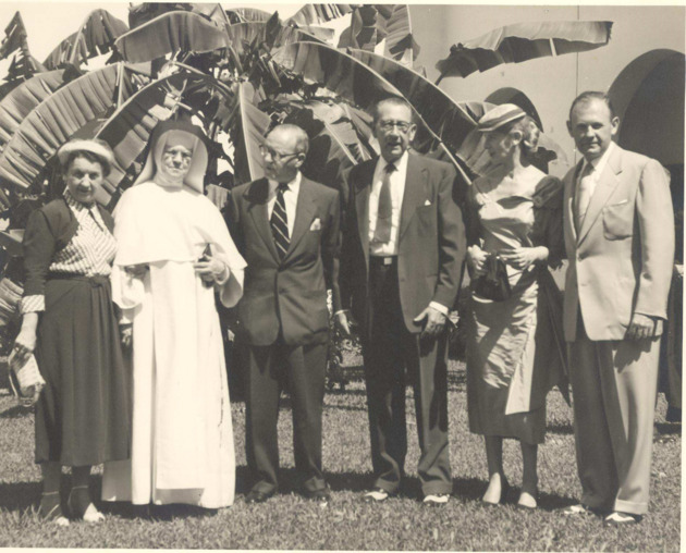 Mother Gerald Barry, O.P., with James Brennan and his family