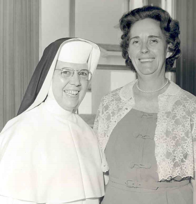 Sister Dorothy Browne O.P., with Nora Meredith