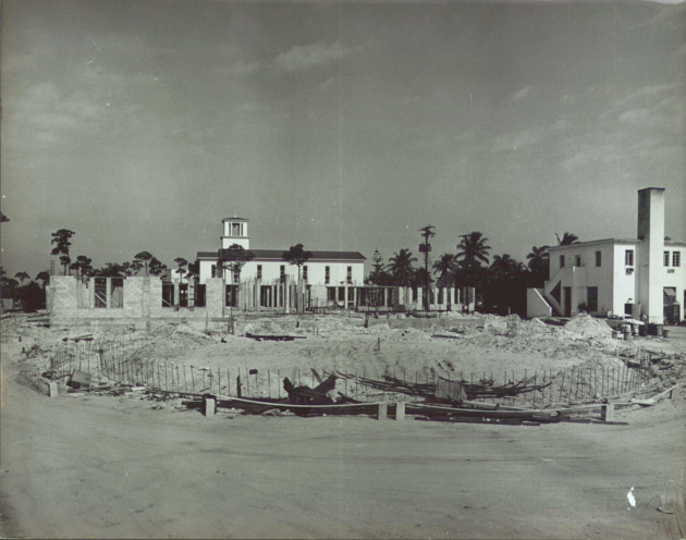 Thompson Hall construction site