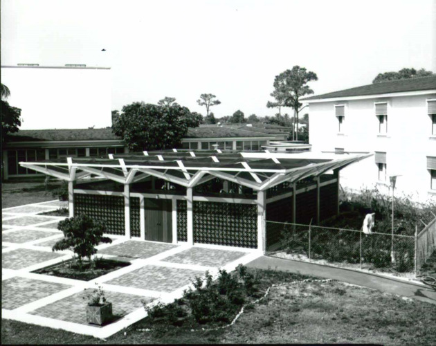 Mother Genevieve Weber working at the Botany House