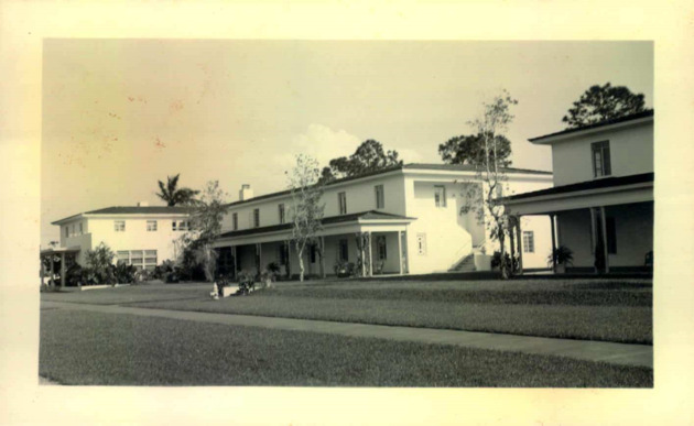 Kelley House and Farrell Hall in the early years