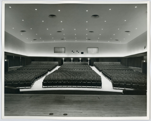 Broad Center for the Performing Arts view from the stage
