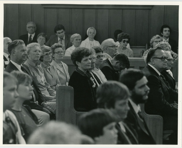 Sister Jeanne O'Laughlin at her Presidential Inauguration Mass