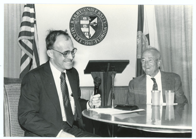 Congressman William Lehman at a Barry event