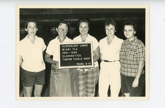 College bowling team, 1961-1962